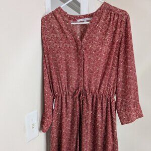 Collective Concepts red and white shirt dress